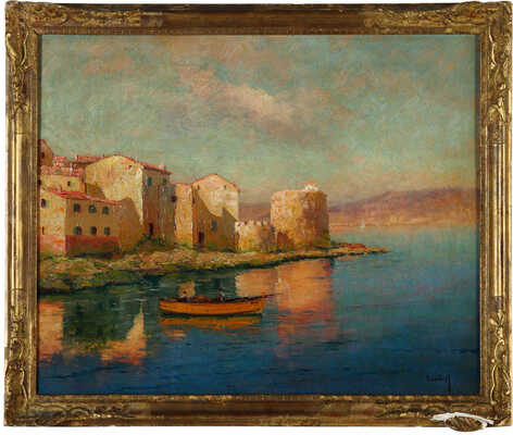 Исайлов Александр. Вид на Антибы 